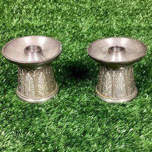 Tumasek Pewter 97 % Candleholder Collections (2)